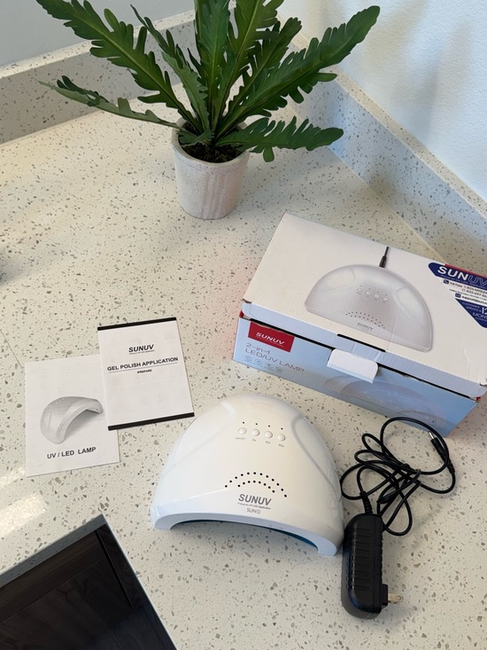 Sunuv Other - SUNUV UV LED Nail Lamp Gel Polish Dryer White Used